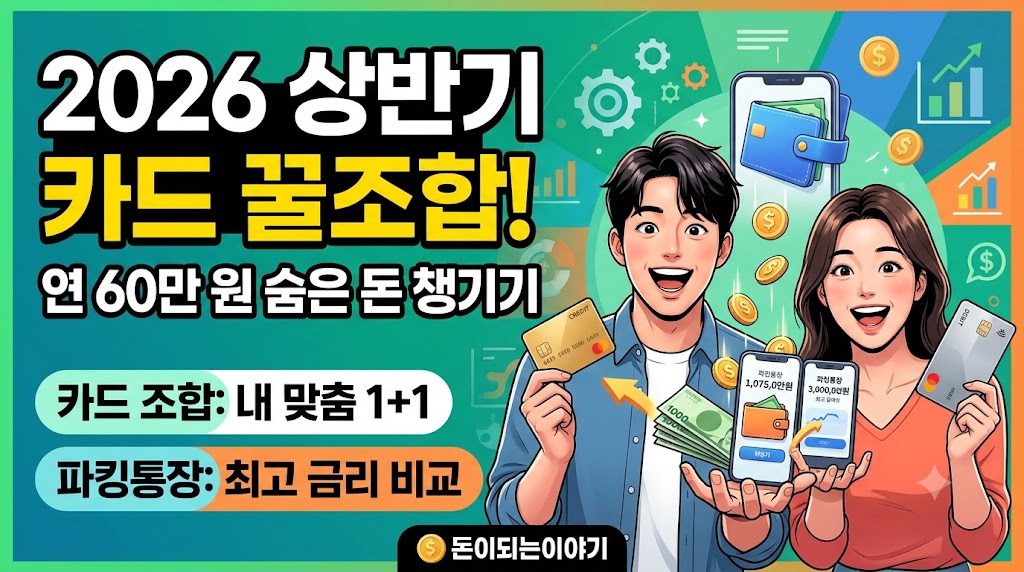 연 60만 원 챙기는 통장 리모델링법: 내 소비에 딱 맞는 카드 1+1 포트폴리오
