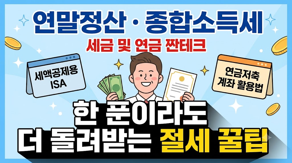 2026 연말정산 미리보기 절세 가이드: 연금저축펀드와 IRP 계좌 한도 총정리