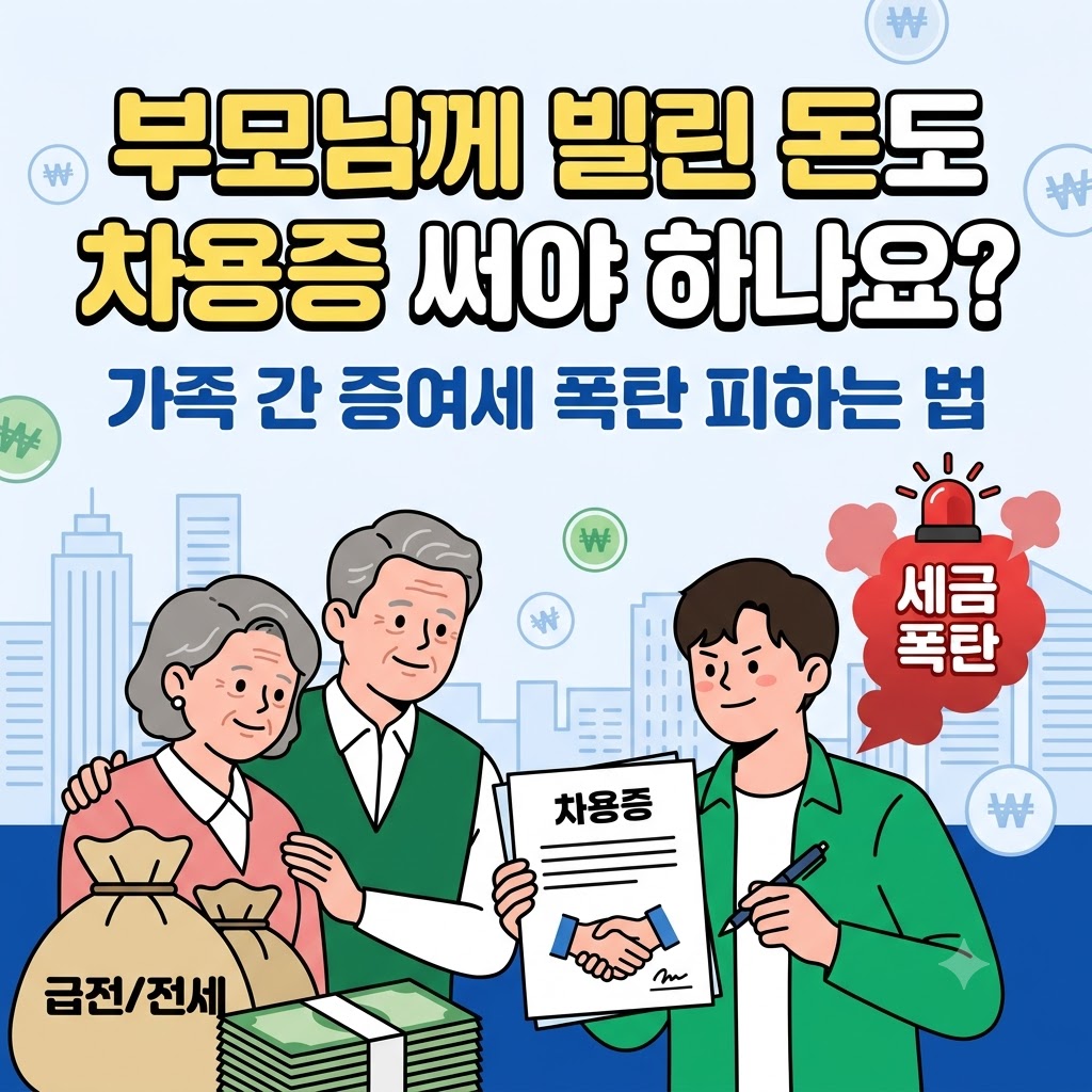 가족간 금전소비대차계약서 작성 시 국세청이 반드시 확인하는 이자 송금 증빙 요령