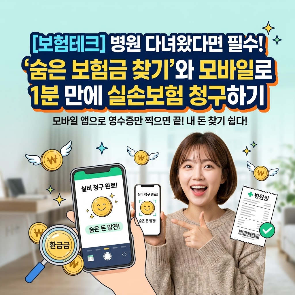 "혹시 내 보험금도 잠자고 있을까?" 3분 만에 미청구 실비 돌려받는 법